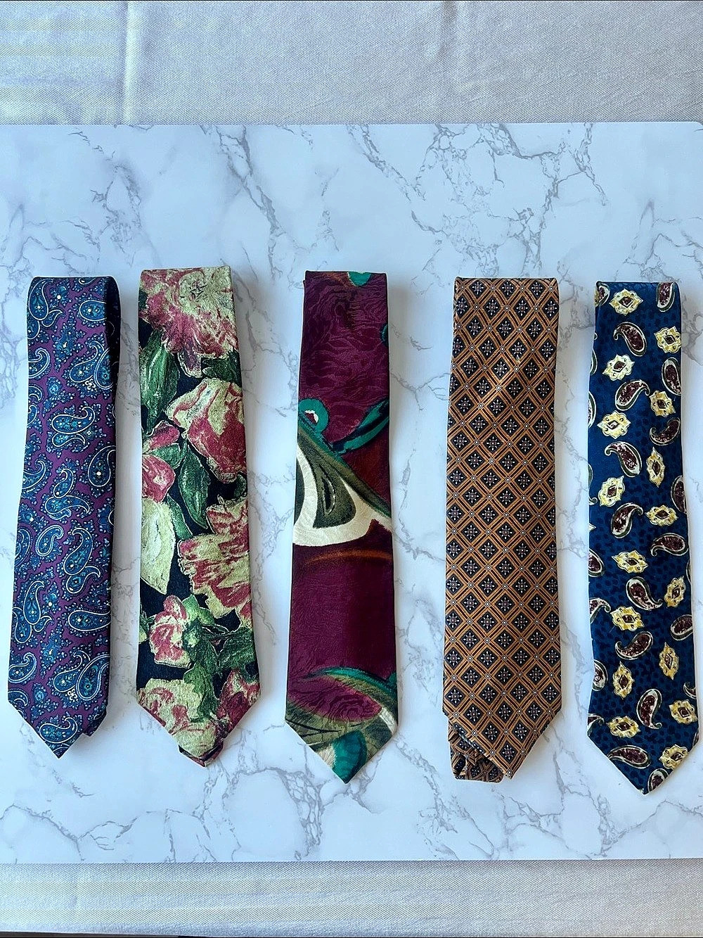Men's Necktie Set Blue Multicolor - Nordstrom, Alcione and Legacy by Belle